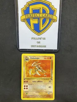 POKEMON FOSSIL 1 EDIZIONE KABUTOPS NONHOLO 24/62 LP+ ITA - Image 1