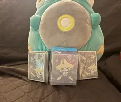 Jirachi Star Link Deck Box and Sleeves Japanese Pokemon Center Sealed - Image 1
