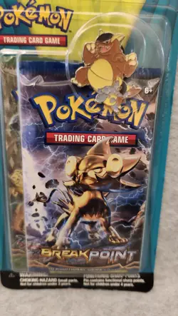 Pokemon TCG XY BREAKpoint Booster Pin Blister 2 Packs Kangaskhan Sealed 2016 - Image 4