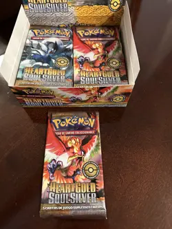 Vintage Pokemon Spanish Heart Gold Soul Silver HGSS Booster Ho-oh - read desc! - Image 1