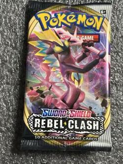 2020 Pokemon Rebel Clash Booster Pack Sealed Straight from sealed box - Image 2