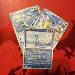 3 Lapras Pokemon Bulk Card Lot (31/142, 16/91, 50/182) - Image 1