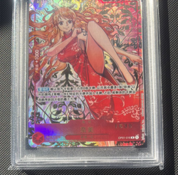 PSA 10 Nami OP01-016 R Exclusive 1st Anniversary Alt Art ONE PIECE Chinese Card - Image 4