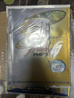 Pokemon Card Neo Genesis Premium File 1 2 3 Folder Set Vintage Sealed - Image 4
