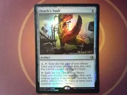 Foil Alternate Art Oracle's Vault Promo - Magic the Gathering mtg artifact - Image 1