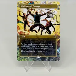 Multiversal Passage 0206 Borderless Regular Marvels Spider-Man NM Pack Fresh - Image 1