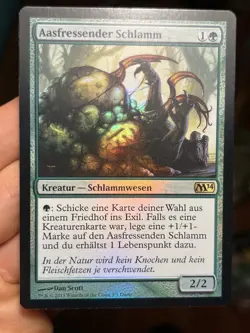 GERMAN Foil Scavenging Ooze • Core Set 2014 (M14) • Mtg (1690) - Image 1