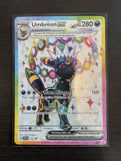 Umbreon EX Pokemon Prismatic Evolutions Figure Collection Promo - Image 1