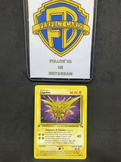 POKEMON FOSSIL 1 EDIZIONE ZAPDOS NONHOLO 30/62 LP- ITA - Image 1
