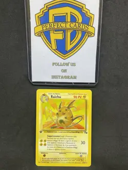 POKEMON FOSSIL 1 EDIZIONE RAICHU NONHOLO 29/62 LP- ITA - Image 1