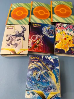 Pokemon TCG Mini Portfolio Lot of 7 Full Of Cards - Image 3