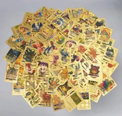 55 PCS Cards Packs Vmax V EX GX Rare Golden Cards TCG Deck Box Kids Foil Card - Image 2
