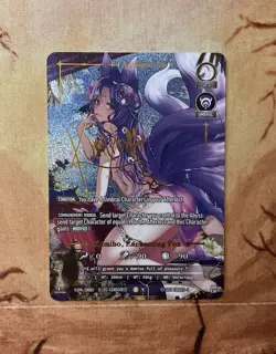 Kumiho, Enchanting Fox (Gold Script) - OSS - Fabled Sagas TCG - Image 1
