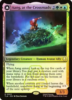 Aang, at the Crossroads Foil Avatar: The Last Airbender NM MTG - Image 1
