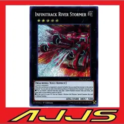 YuGiOh - Infinitrack River Stormer - INCH-EN007 - Secret Rare 1st Edition - NM/M - Image 1
