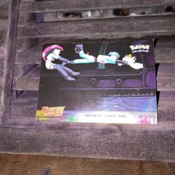 Pokemon Topps Cards Mewtwo Strikes Back Foil 1st Edtion Blue Label - Image 1