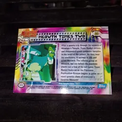 Pokemon Topps Cards Mewtwo Strikes Back Foil 1st Edtion Blue Label - Image 5