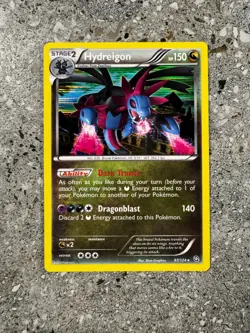 Pokemon TCG Cards Hydreigon 97/124 Dragons Exalted Holo Rare NM - Image 1