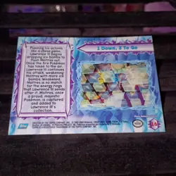 2000 Topps Pokemon Movie Animation Edition '1 Down, 3 To Go' #16 Foil Blue Label - Image 5