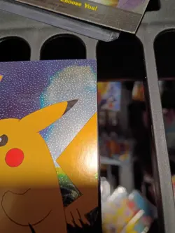 (VP) Pikachu TV2 #25 Topps Animation Edition Black Label Pokemon TCG 1998 LP - Image 3