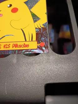 (VP) Pikachu TV2 #25 Topps Animation Edition Black Label Pokemon TCG 1998 LP - Image 4
