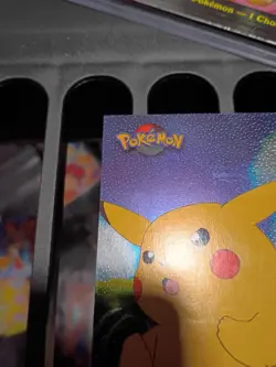 (VP) Pikachu TV2 #25 Topps Animation Edition Black Label Pokemon TCG 1998 LP - Image 5