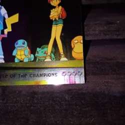 The Battle of the Champion 1999 Topps HOLO Mewtwo Strikes Back Pokemon - Blue - Image 5