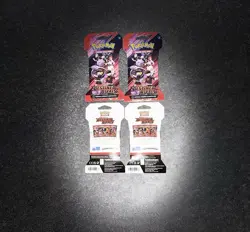 1x Set of (4) Pokemon Destined Rivals Single Sleeved Blister Booster Pack - Image 2