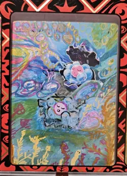 Framed Pokemon Fusion Strike Water Trio Arrokuda Clamperl Clauncher Original - Image 3