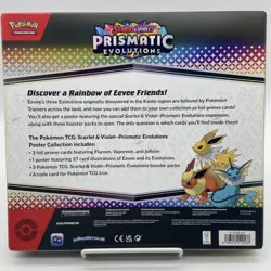 Pokemon TCG Scarlet & Violet Prismatic Evolutions Poster Collection Box New - Image 2