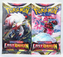 Lot of (2) Pokemon TCG Sword & Shield Lost Origin Factory Sealed Booster Packs - Image 1