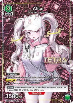 Alice 112 R* GODDESS OF VICTORY NIKKE Union Arena English Card Official - Image 1