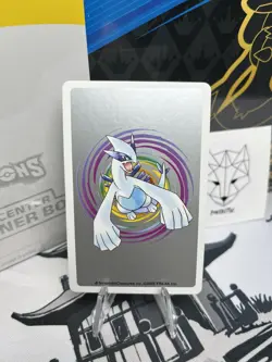 Pokemon Japanese Silver Poker Set 1999/2000 Chikorita Card NM - Image 2