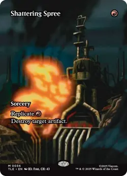 1x - Shattering Spree - Borderless #36 - Avatar: Eternal - NM MTG - Image 1