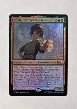MTG Avatar - Toph, Hardheaded Teacher R 0246 Foil - Near Mint - Image 1
