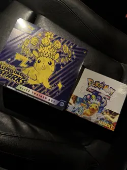 Pokemon Surging Sparks Booster Box and ETB NEW SEALED - Image 1
