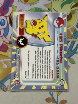 Pokemon Topps Pikachu #25 LP - Image 2