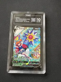 Pokemon - Starmie V - Astral Radiance - TG13/TG30 - Full Art - TAG 10 GEM MINT - Image 2