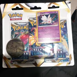 Pokemon Silver Tempest Triple Blister 1 x 3 Blister Sword And Shield Pokemon TCG - Image 1