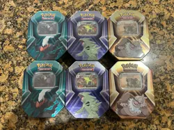 Pokemon TCG Triple Whammy Tins Darkrai LOT of 6 Factory Sealed - Image 1