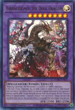 * GRANGUIGNOL THE DUSK DRAGON * 1ST EDITION ULTRA RARE PHHY-EN033 (NM) YUGIOH! - Image 1
