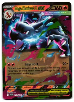 Mega Charizard X ex 013/094 - Phantasmal Flames Pokemon TCG - NM Card - Image 1
