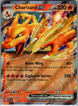 Charizard ex SVP 161 SV: Scarlet & Violet Promo Cards - Pokemon Card - NM - Image 1