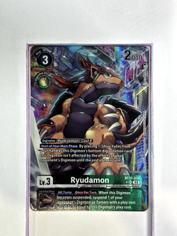 [Alt Art] BT15-056 Ryudamon - Digimon TCG Trading Card Game Holo Foil - Image 1