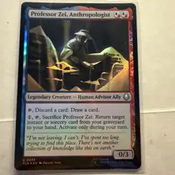 Professor Zei, Anthropologist Foil 238 Avatar The Last Airbender MTG 000027 - Image 1