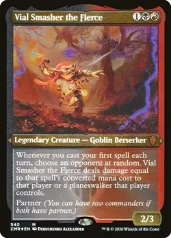 Vial Smasher the Fierce (Etched) [Commander Legends] Foil Near Mint - Image 1