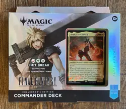 MTG Final Fantasy Cloud Collector’s Edition Limit Break Commander Deck Fast Ship - Image 1