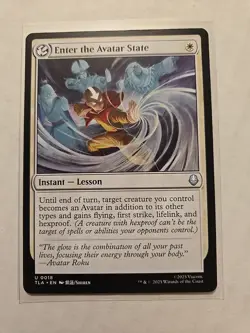 Enter the Avatar State - Avatar - NM - Uncommon - Instant Lesson - MTG - Image 1