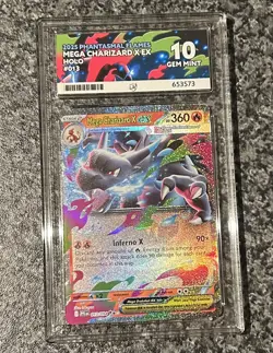 Pokemon TCG Mega Charizard X EX Phantasmal Flames 013/094 ACE Gem Mint 10 - Image 1
