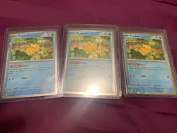Pokemon Mega Evolution Psyduck Black Star Promo MEP 007 Cosmos Holo Lot Of 3 - Image 1